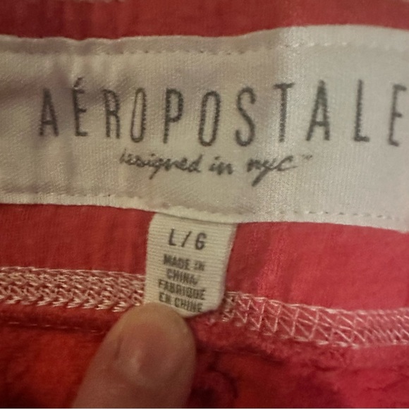 Aeropostale Pink Sweatpants Comfortable Cotton Blend - Picture 3 of 3